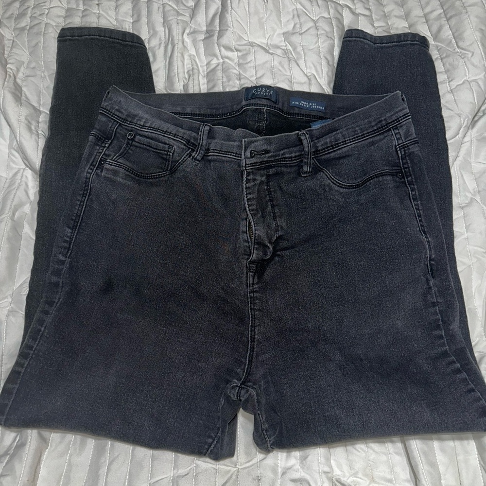 Women's Charcoal Skinny Jeans
